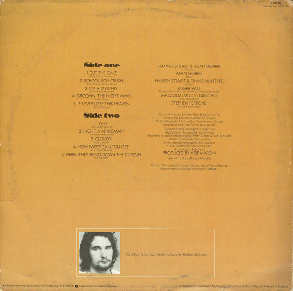 Average White Band - Cut The Cake | Atlantic (K 50146) - 2