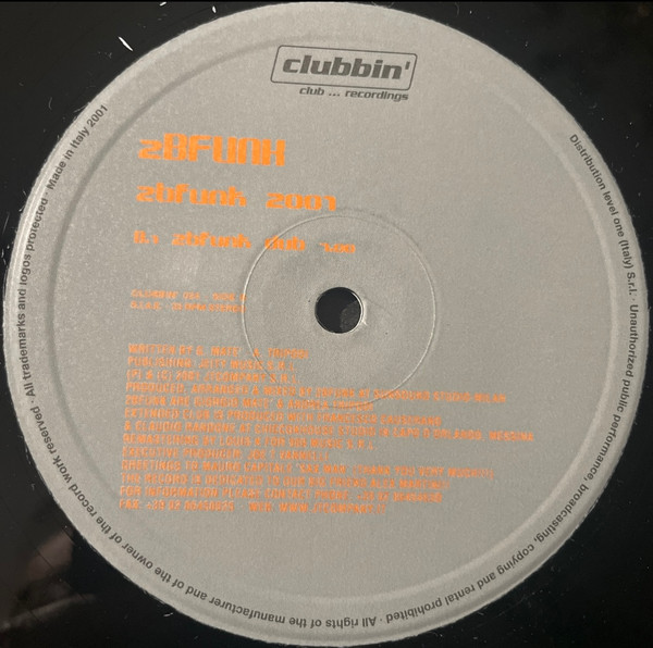 2BFunk - 2bfunk 2001 | Clubbin' Records (CLUBBIN' 024)