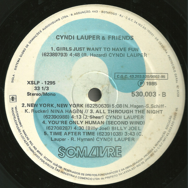 Cyndi Lauper - Cyndi Lauper & Friends | Som Livre (530.003) - 4