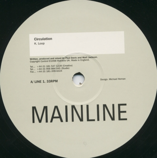 Circulation - K. Loop | Mainline (LINE 1) Circulation - K. Loop | Mainline (LINE 1)