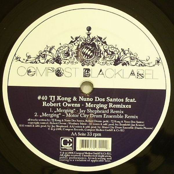 TJ Kong & Nuno Dos Santos Feat. Robert Owens - Merging Remixes | Compost Black Label (#40) - 2