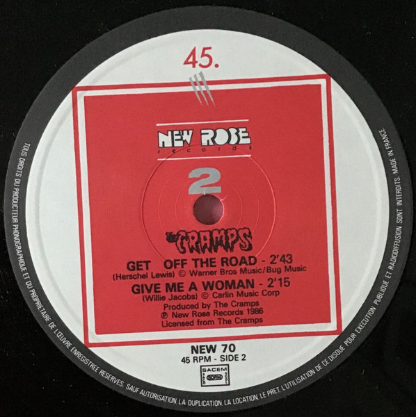 The Cramps - Kizmiaz | New Rose Records (NEW 70) - 4