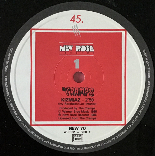 The Cramps - Kizmiaz | New Rose Records (NEW 70) - 3