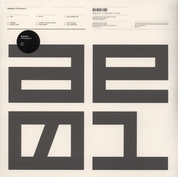 Autechre - NTS Session 1 | Warp Records (WARP 364-1)