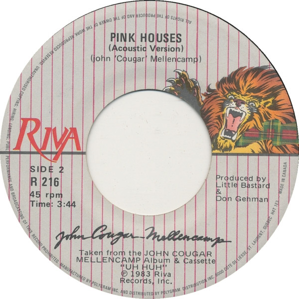 John Cougar Mellencamp - Authority Song | Riva (R 216) - 2