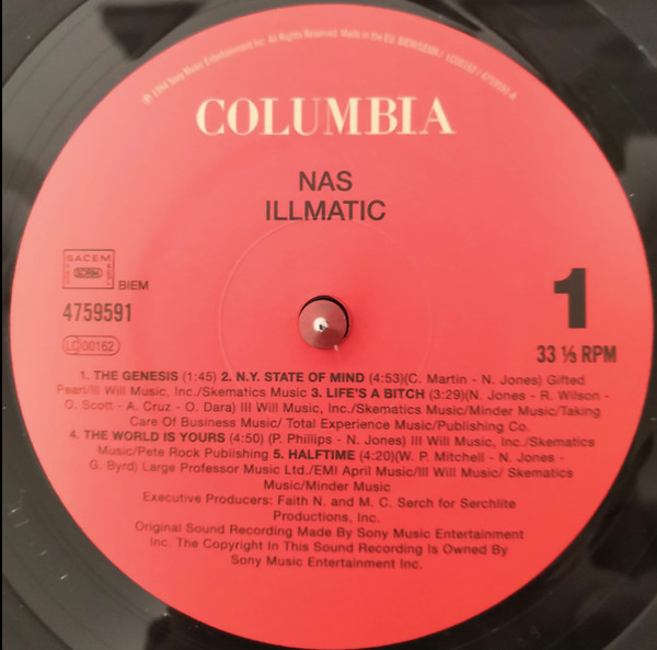 Nas - Illmatic | Columbia (475959 1) - 2