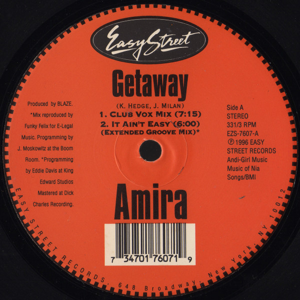 Amira - Getaway | Easy Street Records (EZS-7607)