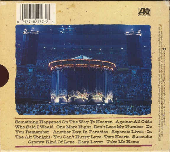 Phil Collins - Serious Hits...Live! | Atlantic (CD 82157) - 2