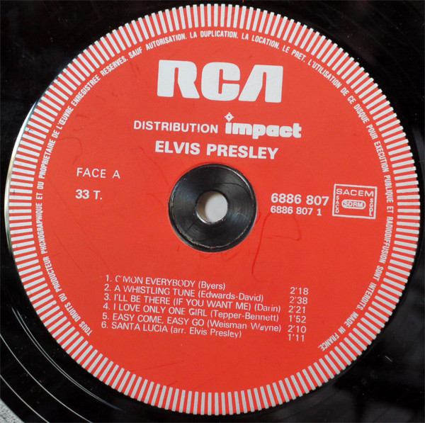 Elvis Presley - Elvis Presley [Vinyl] | RCA (6886 807) - 2