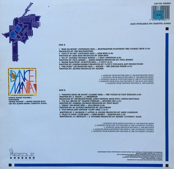 Various - Dance Mania Volume 2 | Needle Records (DAMA2) - 2 Various - Dance Mania Volume 2 | Needle Records (DAMA2) - 2