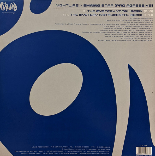 Nightlife - Shining Star (Pro Agressive) The Mystery Remixes | Liquid Recordings (LQ 028) - 2 Nightlife - Shining Star (Pro Agressive) The Mystery Remixes | Liquid Recordings (LQ 028) - 2