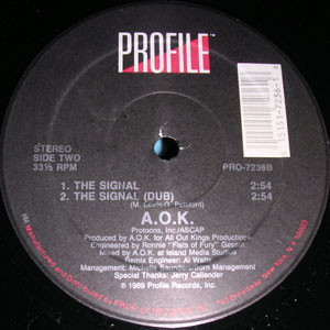 A.O.K. - Shack It Up / The Signal | Profile Records (PRO-7236)