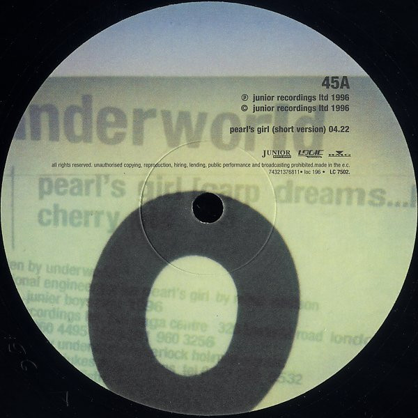 Underworld - Pearl's Girl | Logic Records (74321376811) - 2