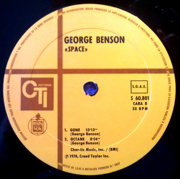 George Benson - Space | CTI Records (S 60.801) - 4 George Benson - Space | CTI Records (S 60.801) - 4