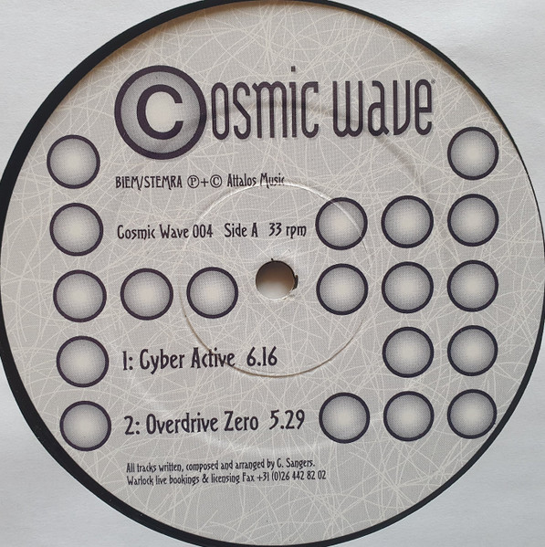 DJ Warlock - Cyber Active | Cosmic Wave Records (Cosmic Wave 004) - 2 DJ Warlock - Cyber Active | Cosmic Wave Records (Cosmic Wave 004) - 2