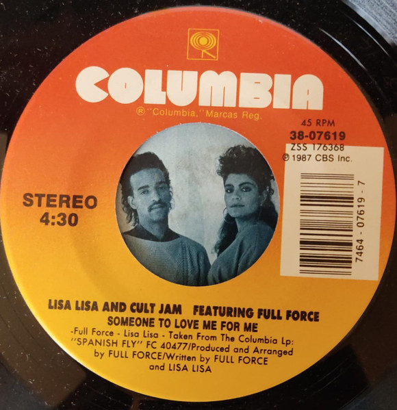 Lisa Lisa & Cult Jam - Someone To Love Me For Me | Columbia (38-07619) - 3 Lisa Lisa & Cult Jam - Someone To Love Me For Me | Columbia (38-07619) - 3