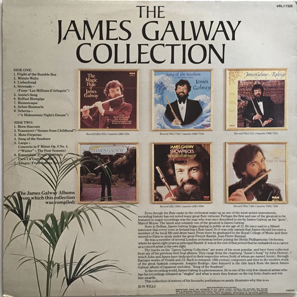 James Galway - The James Galway Collection | RCA Red Seal (VRL1 7325)
