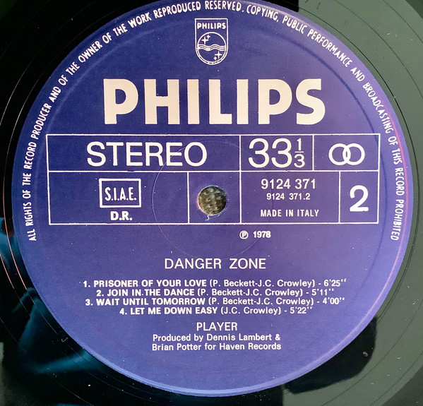 Player - Danger Zone | Philips (9124 371) - 3