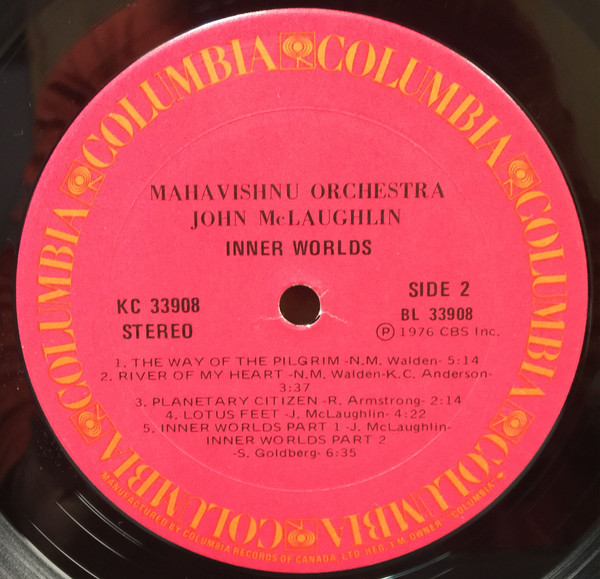 Mahavishnu Orchestra / John McLaughlin - Inner Worlds | Columbia (KC 33908) - 4