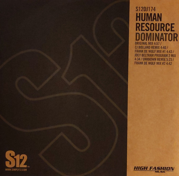 Human Resource - Dominator | S12 (S12DJ174) - 2
