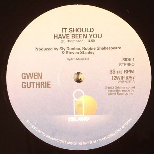 Gwen Guthrie - It Should Have Been You | Island Records (12WIP 6757) - main