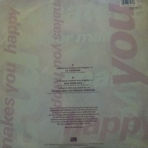 Ten City - Whatever Makes You Happy | Atlantic (A 7819 TX) - 3