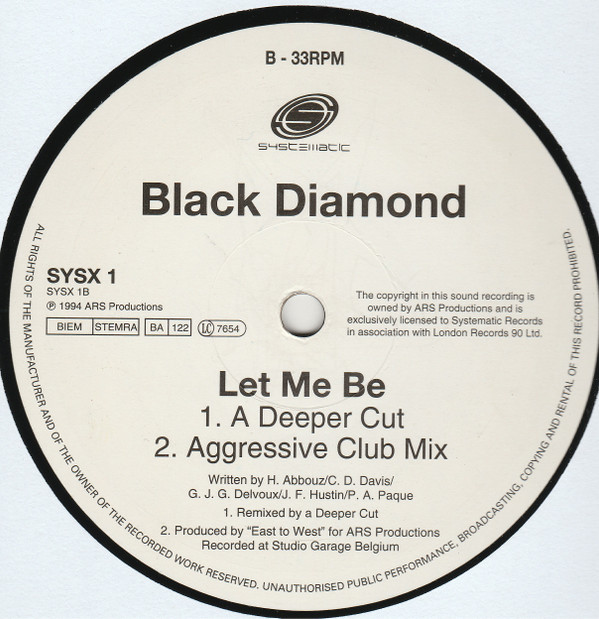 Black Diamond - Let Me Be | Systematic (857655-1) - 3