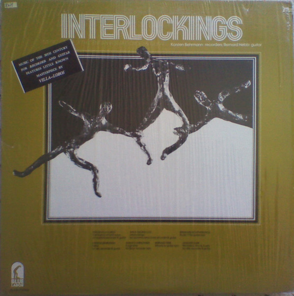 Karsten Behrmann / Bernard Hebb - Interlockings (Music Of The 20th Century For Recorder & Guitar) | Blue Labor (BL108) Karsten Behrmann / Bernard Hebb - Interlockings (Music Of The 20th Century For Recorder & Guitar) | Blue Labor (BL108)
