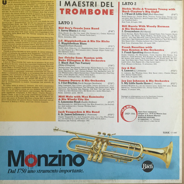 Various - I Maestri Del Trombone | Musica Jazz (2MJP 1054) - 3