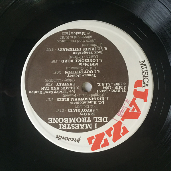 Various - I Maestri Del Trombone | Musica Jazz (2MJP 1054) - 4