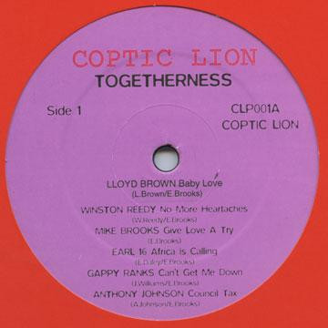 Various - Togetherness | Coptic Lion (CLP001)