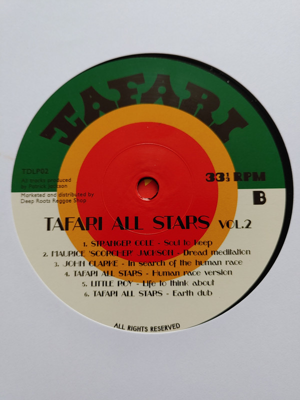 Tafari All-Stars - Rarities From The Vault Volume 2 | Tafari (TDLP02) - 4 Tafari All-Stars - Rarities From The Vault Volume 2 | Tafari (TDLP02) - 4