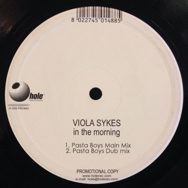 Viola Sykes - In The Morning | Hole (H 029 PROMO) - main