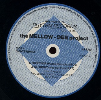 The Mellow-Dee Project - Together | Rhythm Records (RHYTHM 029-5) - main The Mellow-Dee Project - Together | Rhythm Records (RHYTHM 029-5) - main