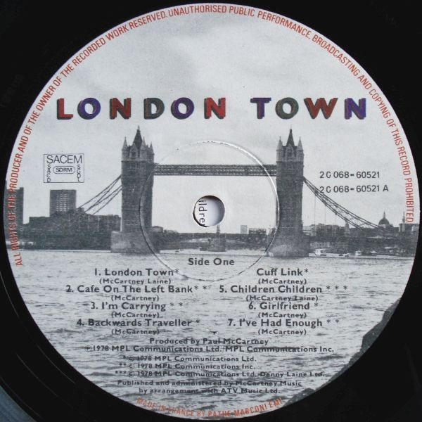 Wings - London Town | MPL (2 C 068-60521) - 3 Wings - London Town | MPL (2 C 068-60521) - 3