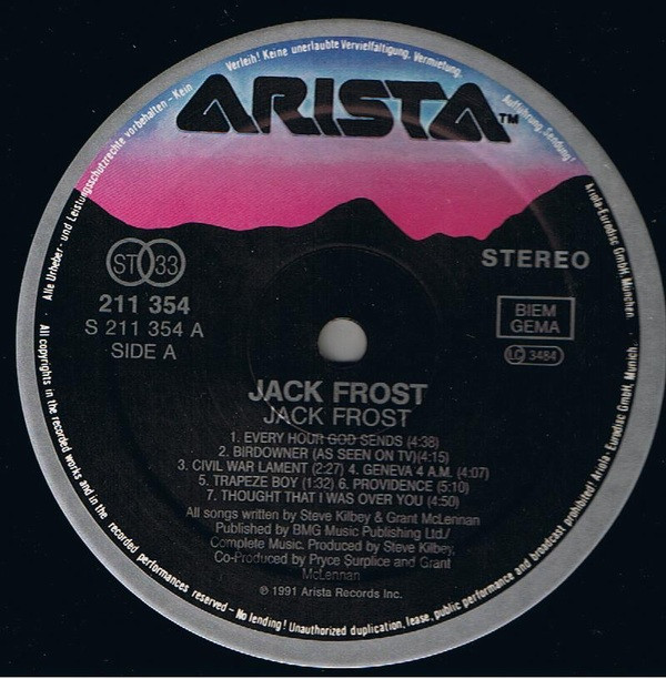 Jack Frost - Jack Frost | Arista (211 354) - 2 Jack Frost - Jack Frost | Arista (211 354) - 2