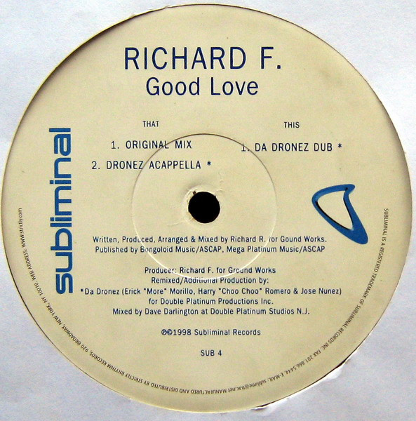 Richard F. - Good Love | Subliminal (SUB 4) - 5
