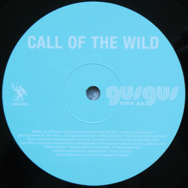 Gusgus - Call Of The Wild | Underwater Records (H2O 032W) - 4