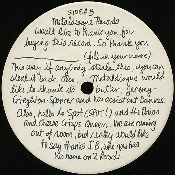 DJ Moses And The Tablets Of Stone - Mega Mega Mega | Metaldisque (MQ 002) - 2 DJ Moses And The Tablets Of Stone - Mega Mega Mega | Metaldisque (MQ 002) - 2