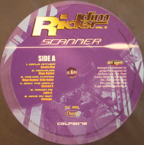 Various - Riddim Rider Vol. 5 Scanner | Charm (CRLP3078) - 3 Various - Riddim Rider Vol. 5 Scanner | Charm (CRLP3078) - 3