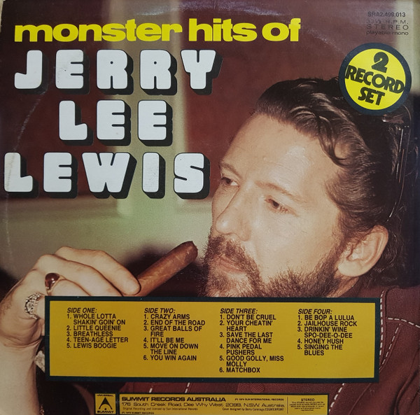 Jerry Lee Lewis - Monster Hits Of Jerry Lee Lewis | Universal Summit (SRA2.499.013)