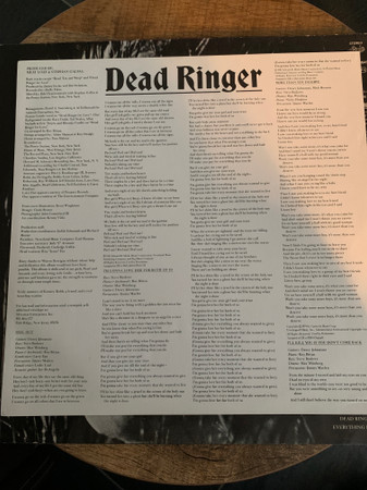 Meat Loaf - Dead Ringer | Epic (EPC 83645) - 3 Meat Loaf - Dead Ringer | Epic (EPC 83645) - 3