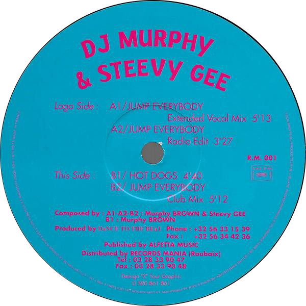 DJ Murphy & Steevy Gee - Jump Everybody | Records Mania (RM 001)