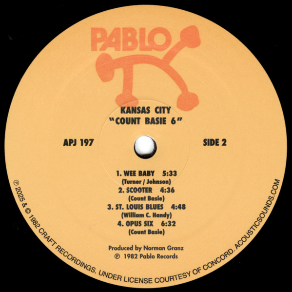 Count Basie 6 - Kansas City | Pablo Records (2310-871) - 4