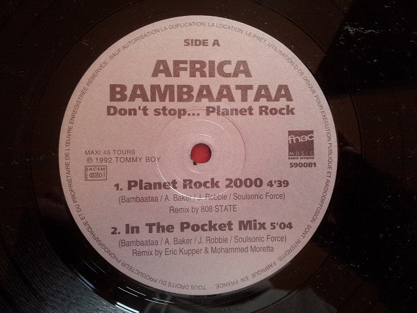 Afrika Bambaataa & Soulsonic Force - Don't Stop... Planet Rock (The Remix EP) | Fnac Music Dance Division (590081) - 3