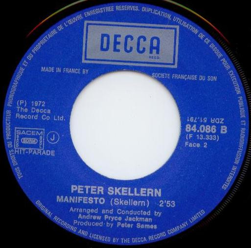 Peter Skellern - You're A Lady | Decca (84.086) - 4