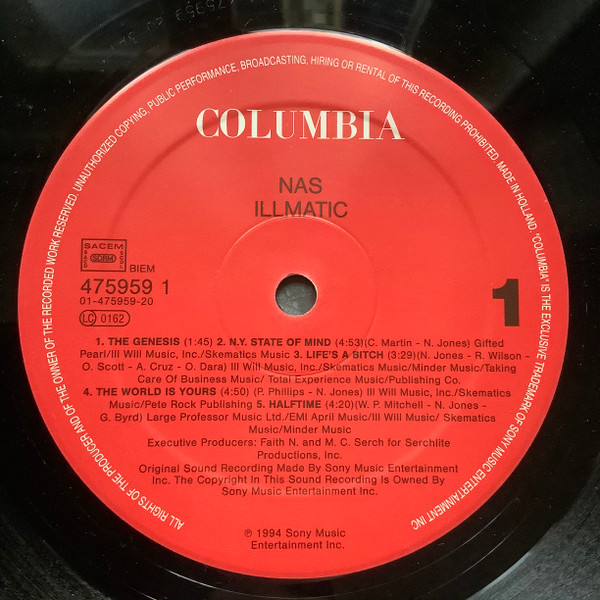 Nas - Illmatic | Columbia (475959 1) - 3
