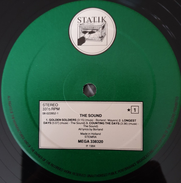 The Sound - Shock Of Daylight | Statik Records (MEGA 338320) - 4