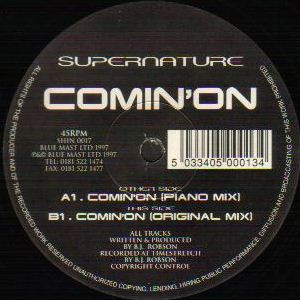 Supernature - Comin' On | Shindig (SHIN 0017)