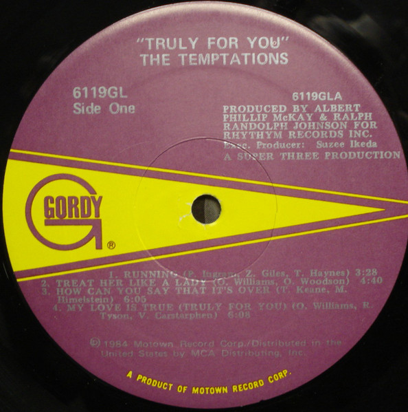 The Temptations - Truly For You | Gordy (6119GL) - 3